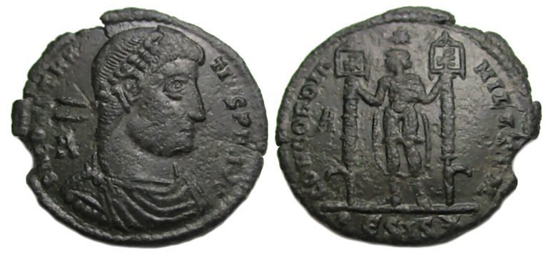 Constantius II Ae : CONCORDIA MILITVM